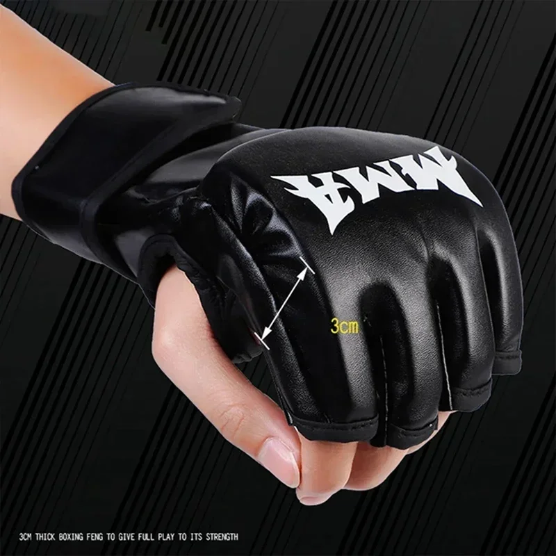 Motorcycle Glove Knuckle - Профессиональные боксерские тренировочные перчатки, кожаная подушка