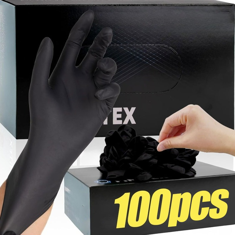 Черные одноразовые перчатки ун – обзор и цена Latex Disposable Glove