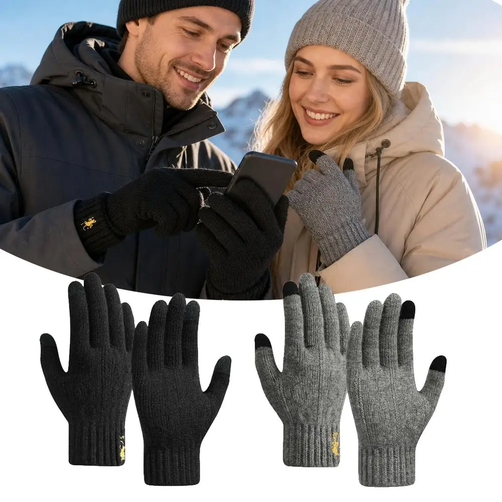 Осенне-зимние вязаные перчатки – обзор и цена Wool Glove Lined